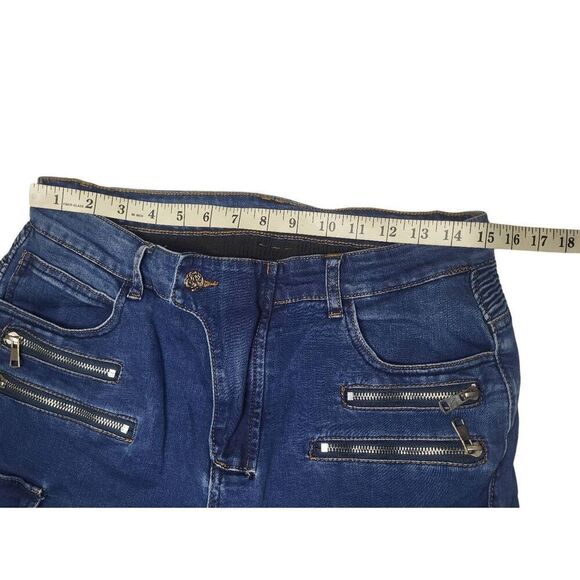 Loong Biker Mens Motorcycle Pants Protective Riding Black Jeans Size 32 - New No - Picture 11 of 12